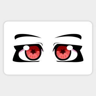 Anime Eyes Red Demon Sticker